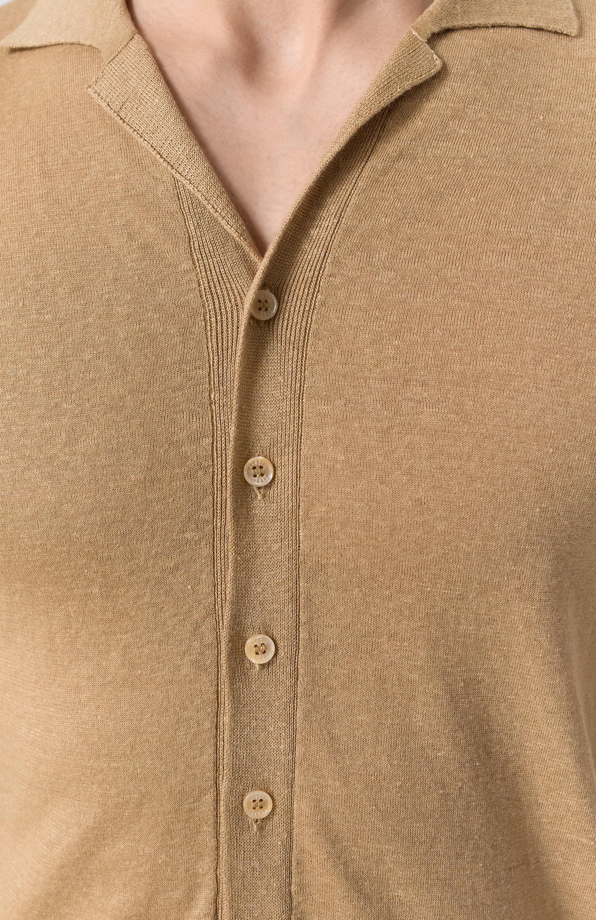 Рубашка изо льна и кашемира FEDELI, арт. 8UE05802, фото 5