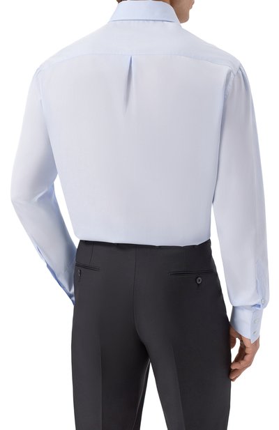 Хлопковая сорочка BRUNELLO CUCINELLI, арт. MBUC40028, фото 4