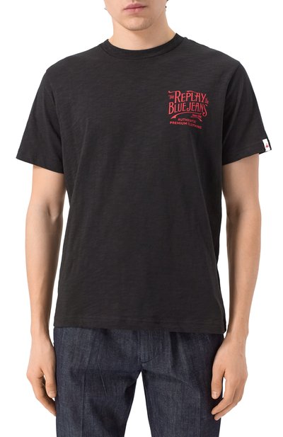 Хлопковая фут�болка REPLAY, арт. M3023 .000.22336, фото 3