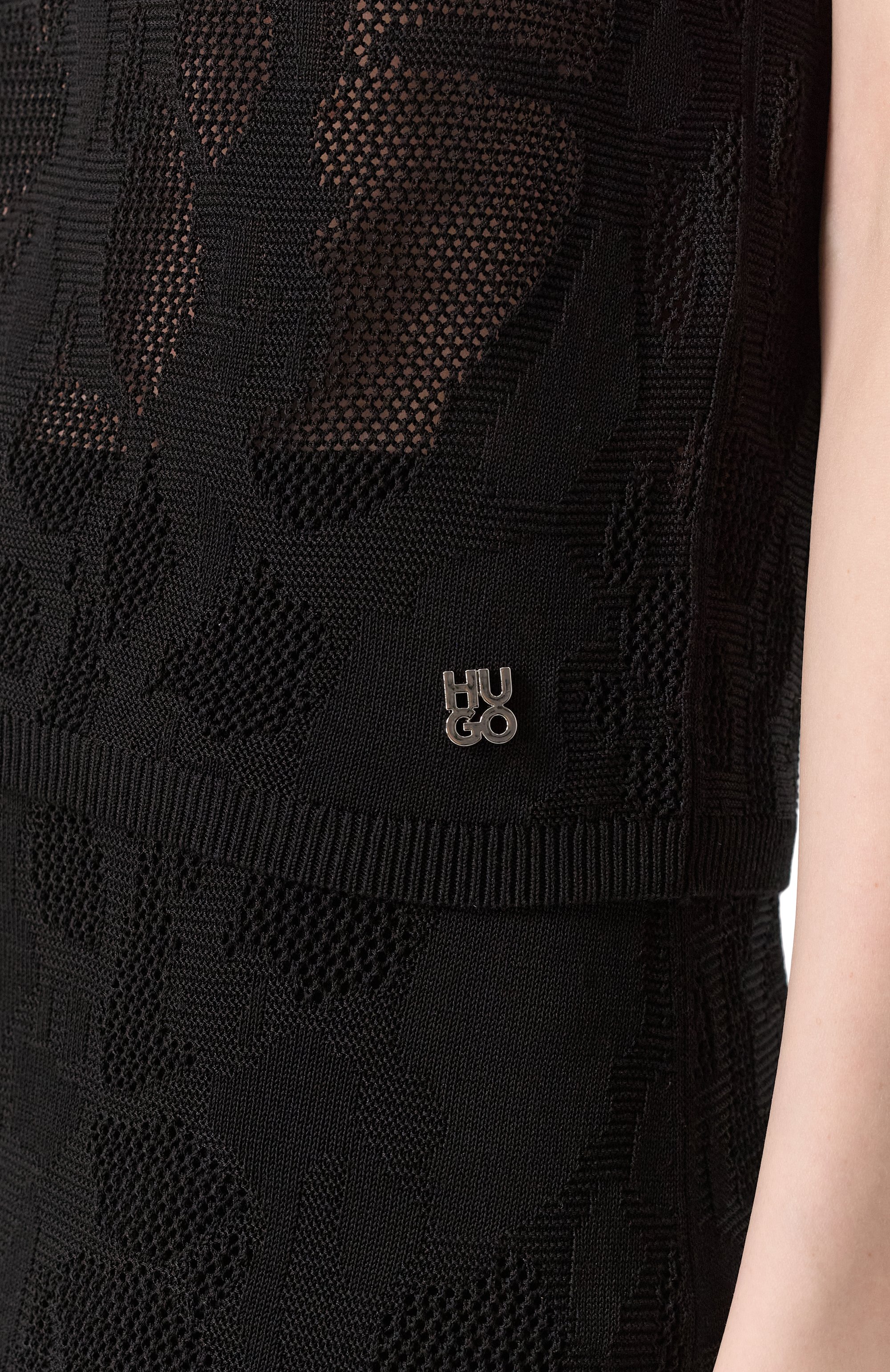 Топ из вискозы и хлопка HUGO, арт. 50538224, фото 5