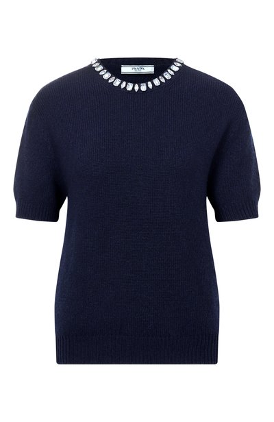 Женский свитер из шерсти и кашемира PRADA, арт. P24V2BS000/18M6