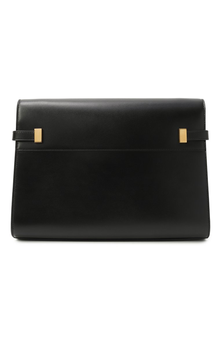 Женская сумка manhattan SAINT LAURENT черного цвета, арт. 579271/0SX0W | Фото 6 (Автоматизация состава: Проставлено; Материал: Натуральная кожа; Автоматизация ТО: Проставлено; Размер: medium)