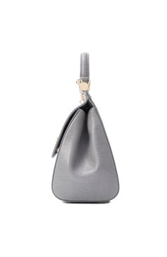 Женская сумка sicily medium DOLCE & GABBANA серого цвета, арт. BB6002/AI742 | Фото 4 (Материал: Натуральная кожа; Размер: medium; Ремень/цепочка: На ремешке)