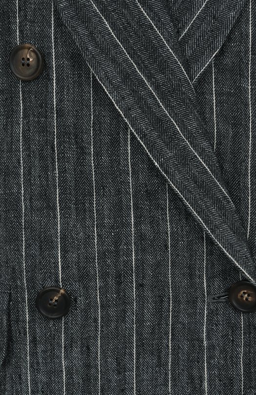 Льняной жакет Brunello Cucinelli MH5427086 Серый  MH5427086 Фото 6