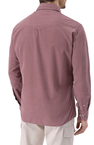 Вельветовая рубашка BRUNELLO CUCINELLI, арт. ML688B2151, фото 4