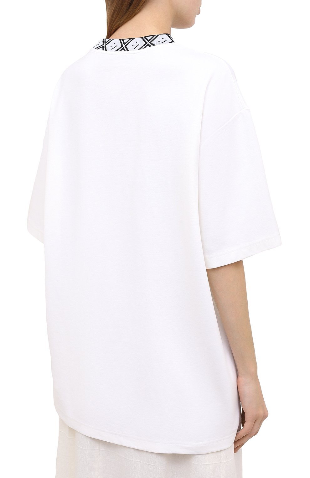 Хлопковая футболка ACNE STUDIOS, арт. CL0072/W, фото 4