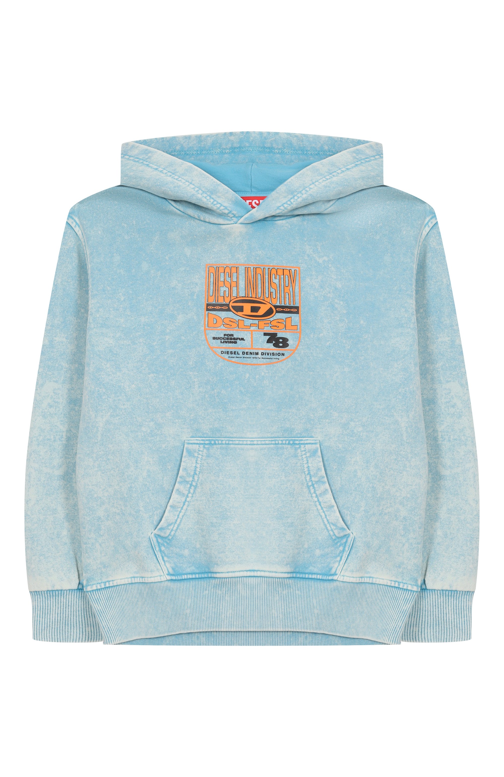 Хлопковое худи DIESEL, арт. J02246/KYAYK, фото 1