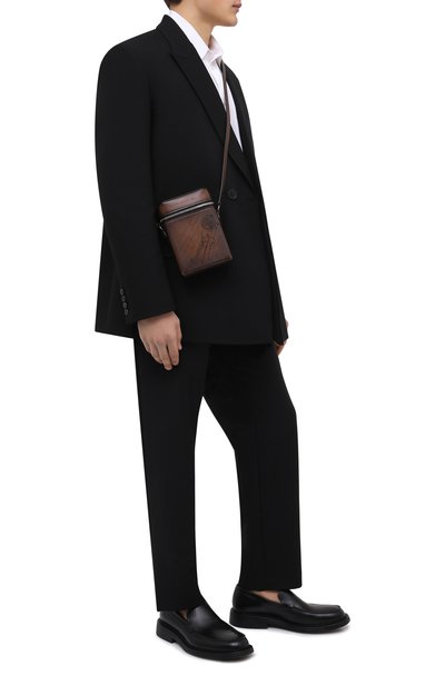 Кожаная сумка-мессенджер BERLUTI, арт. M230794, фото 3