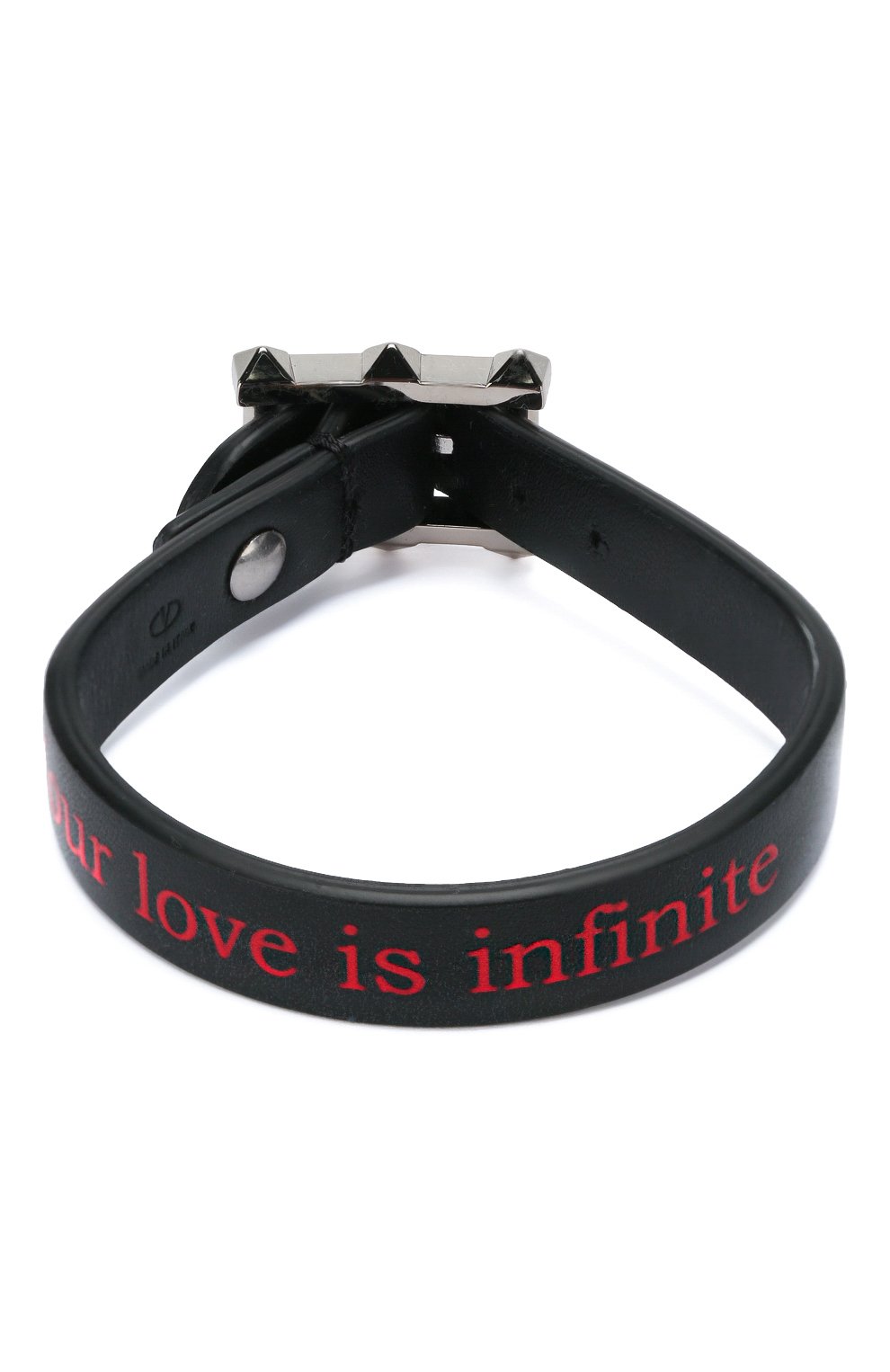 Кожаный браслет VALENTINO черного цвета по цене 21450 руб., арт. TY2J0M56/BQH, фото 2 Кожаный браслет VALENTINO, арт. TY2J0M56/BQH, фото 2