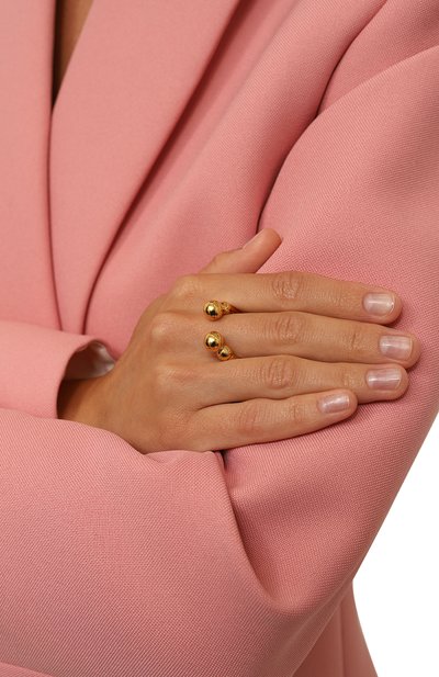 Кольцо JIL SANDER золотого цвета по цене 41850 руб., арт. J11UQ0005 P4865, фото 2 Кольцо JIL SANDER, арт. J11UQ0005 P4865, фото 2