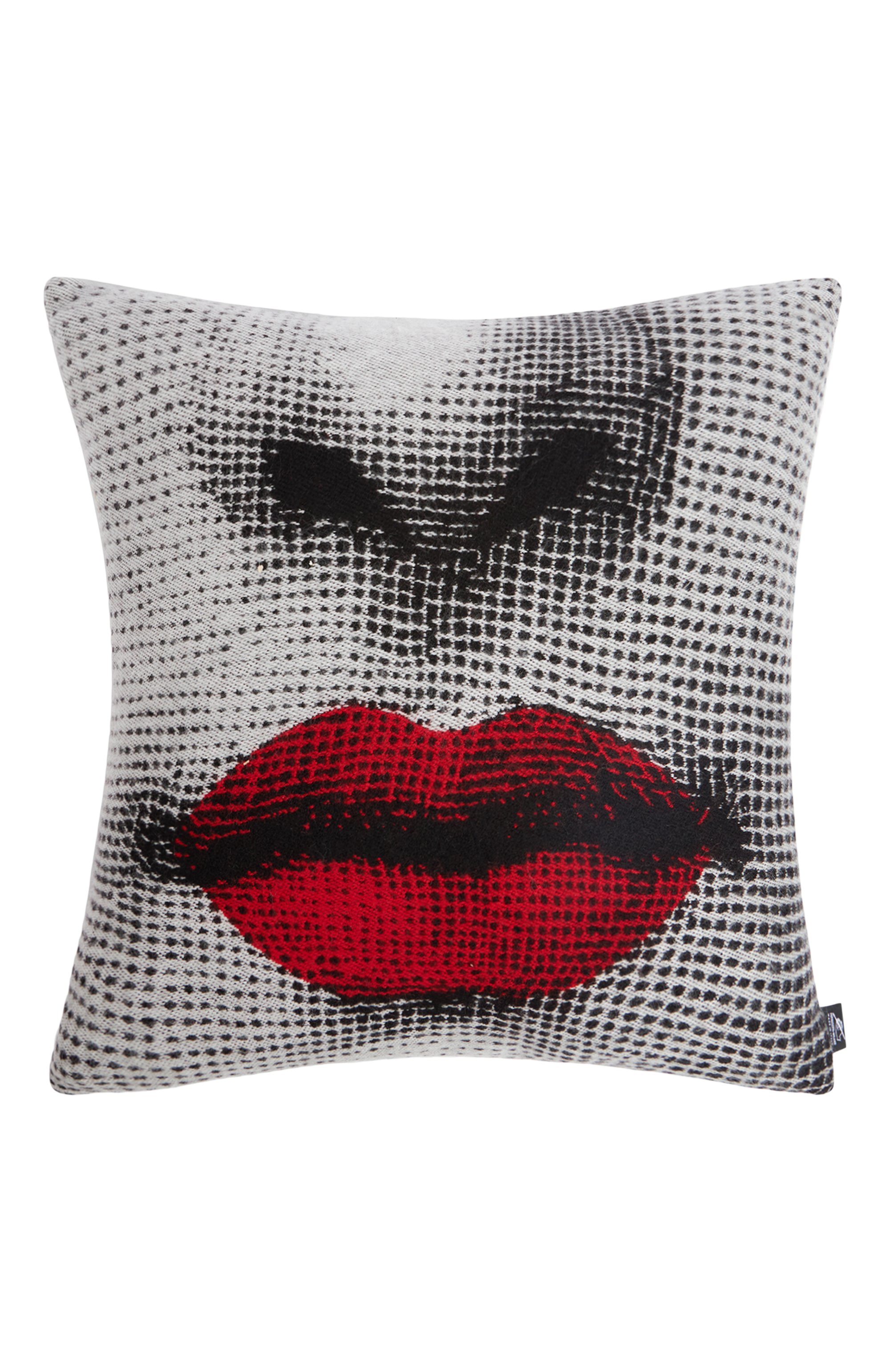 Подушка kiss FORNASETTI серого цвета по цене 56250 руб., арт. PILLKS01, фото 1 Подушка kiss FORNASETTI, арт. PILLKS01, фото 1