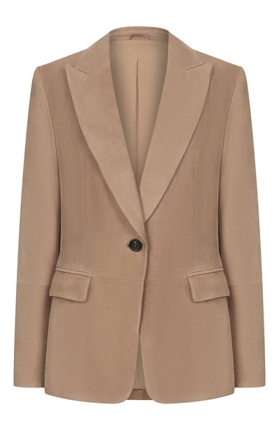 Женский замшевый жакет BRUNELLO CUCINELLI, арт. MPCLF208X