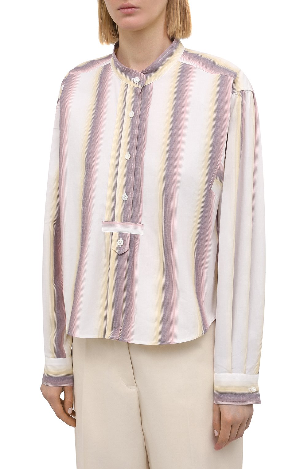 Хлопковая рубашка ISABEL MARANT ETOILE, арт. HT1995-21P025E/JAMET, фото 3