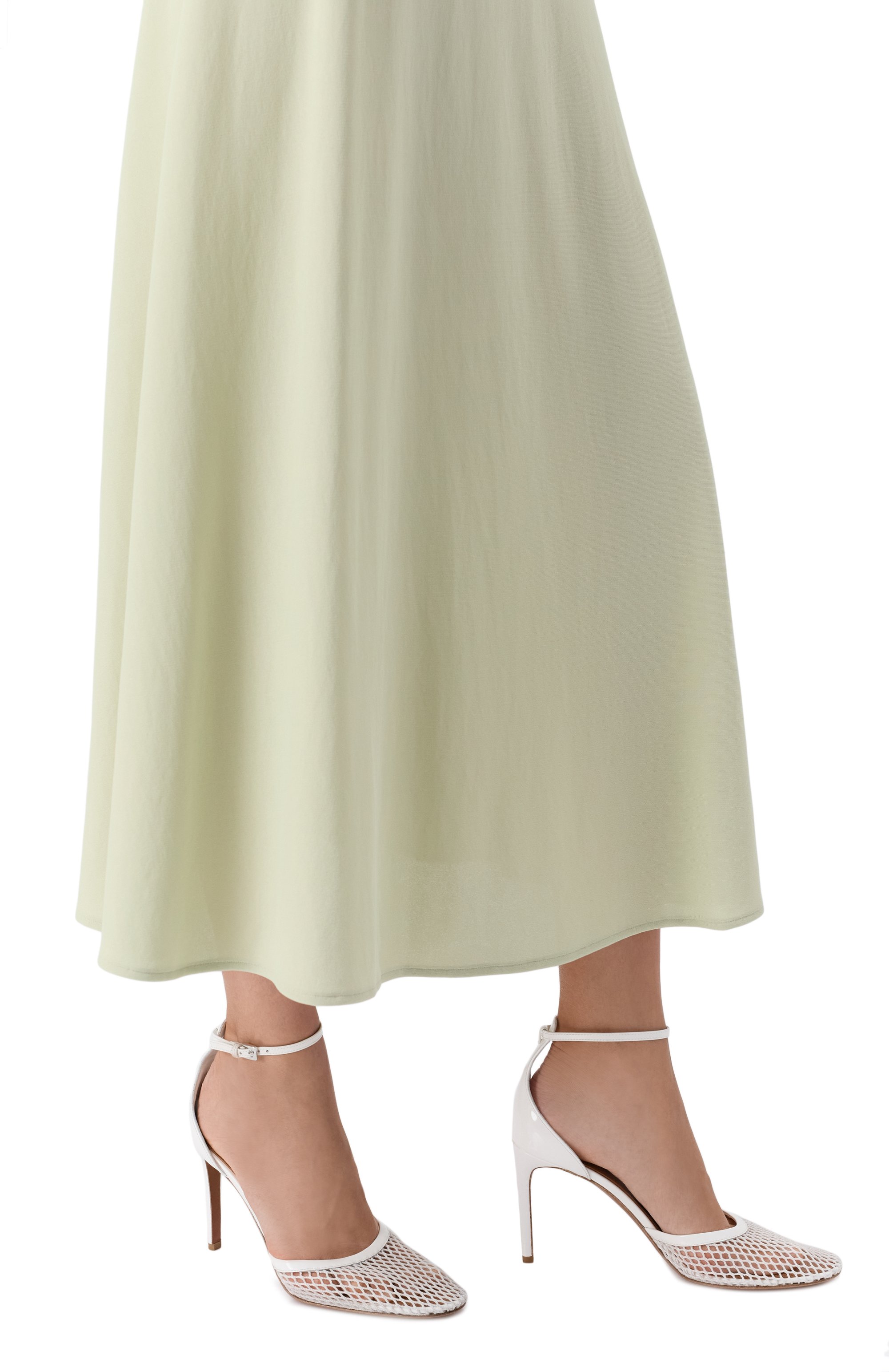 Комбинированные туфли fishnet 90 ALAIA, арт. AA3E049TK007, фото 2