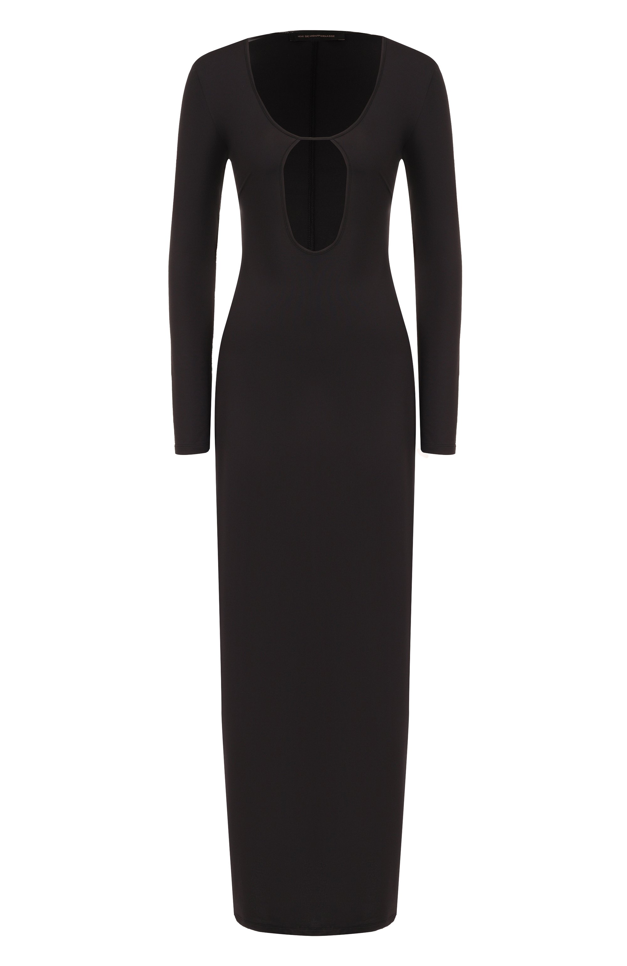 Платье KIKI DE MONTPARNASSE черного цвета по цене 67950 руб., арт. S252DR110, фото 1 Платье KIKI DE MONTPARNASSE, арт. S252DR110, фото 1