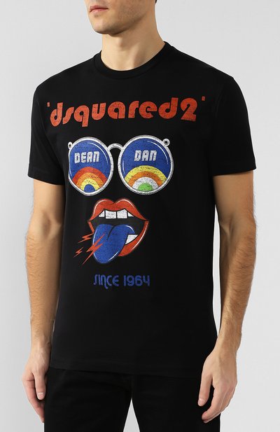 Хлопковая футболка DSQUARED2, арт. S71GD0877/S22844, фото 3