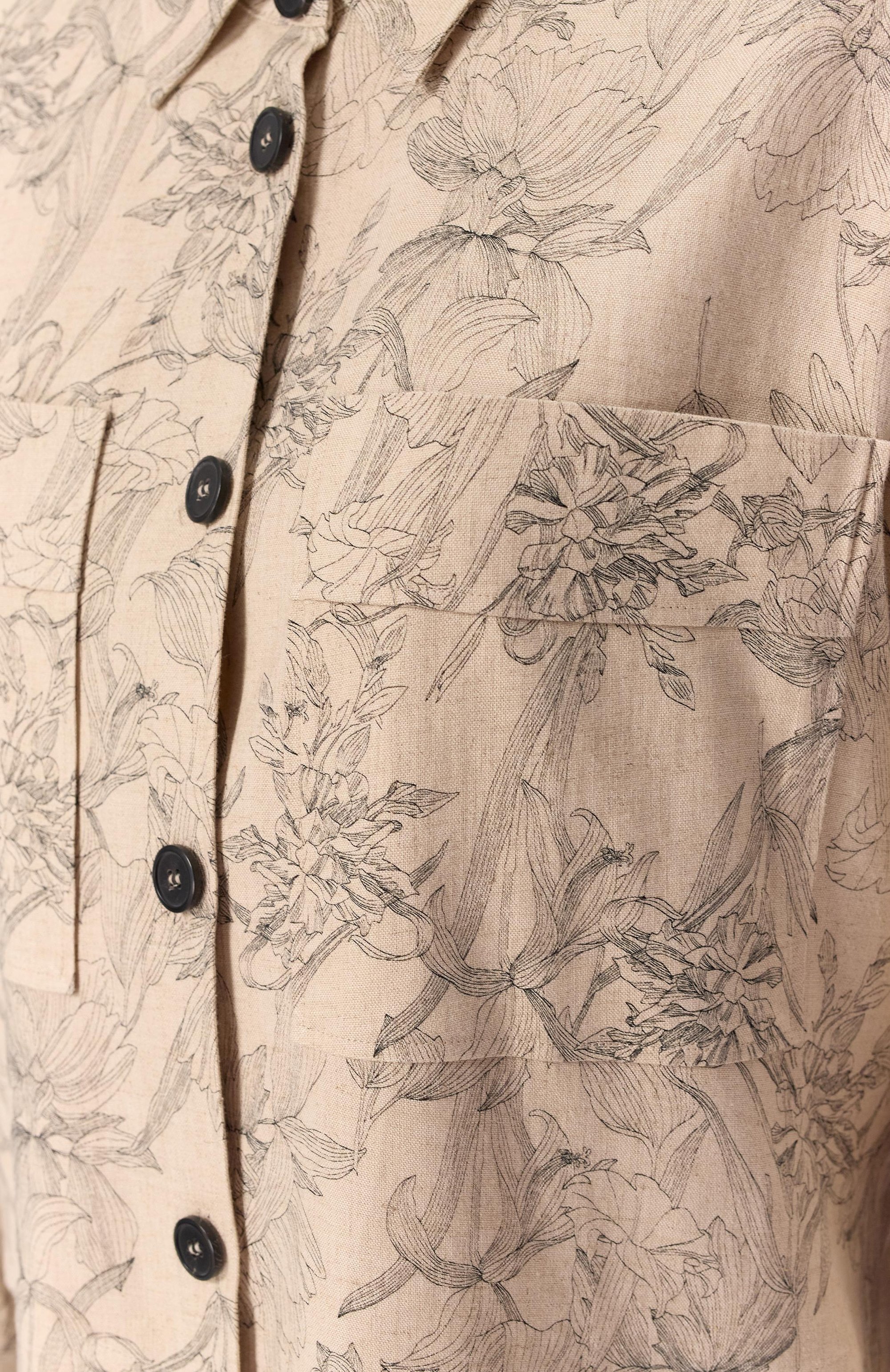 Рубашка из вискозы и льна WINDSOR, арт. 52 DB340HV 10019671/10019671, фото 5