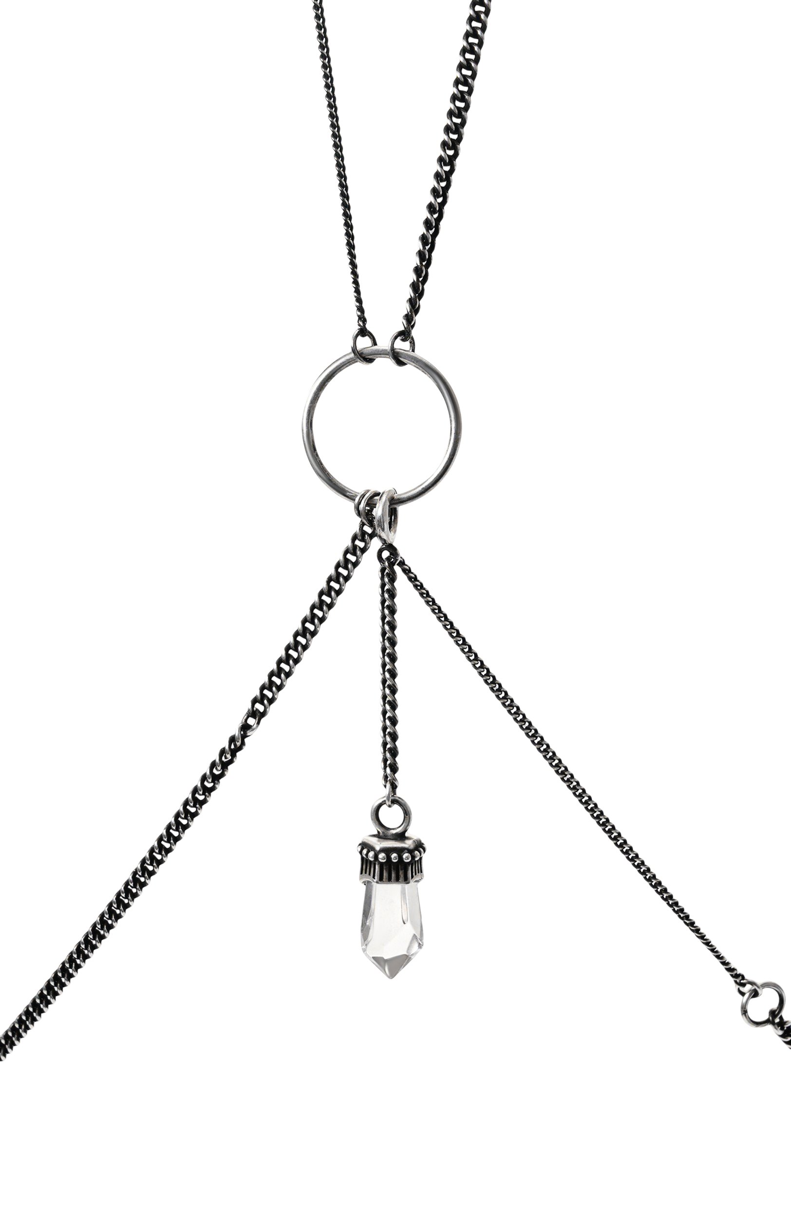Колье ANN DEMEULEMEESTER серебряного цвета по цене 166000 руб., арт. B0014298/0T018, фото 3 Колье ANN DEMEULEMEESTER, арт. B0014298/0T018, фото 3