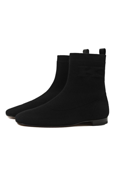 Женские текстильные ботинки KITON, арт. DSSB00TN0089501008