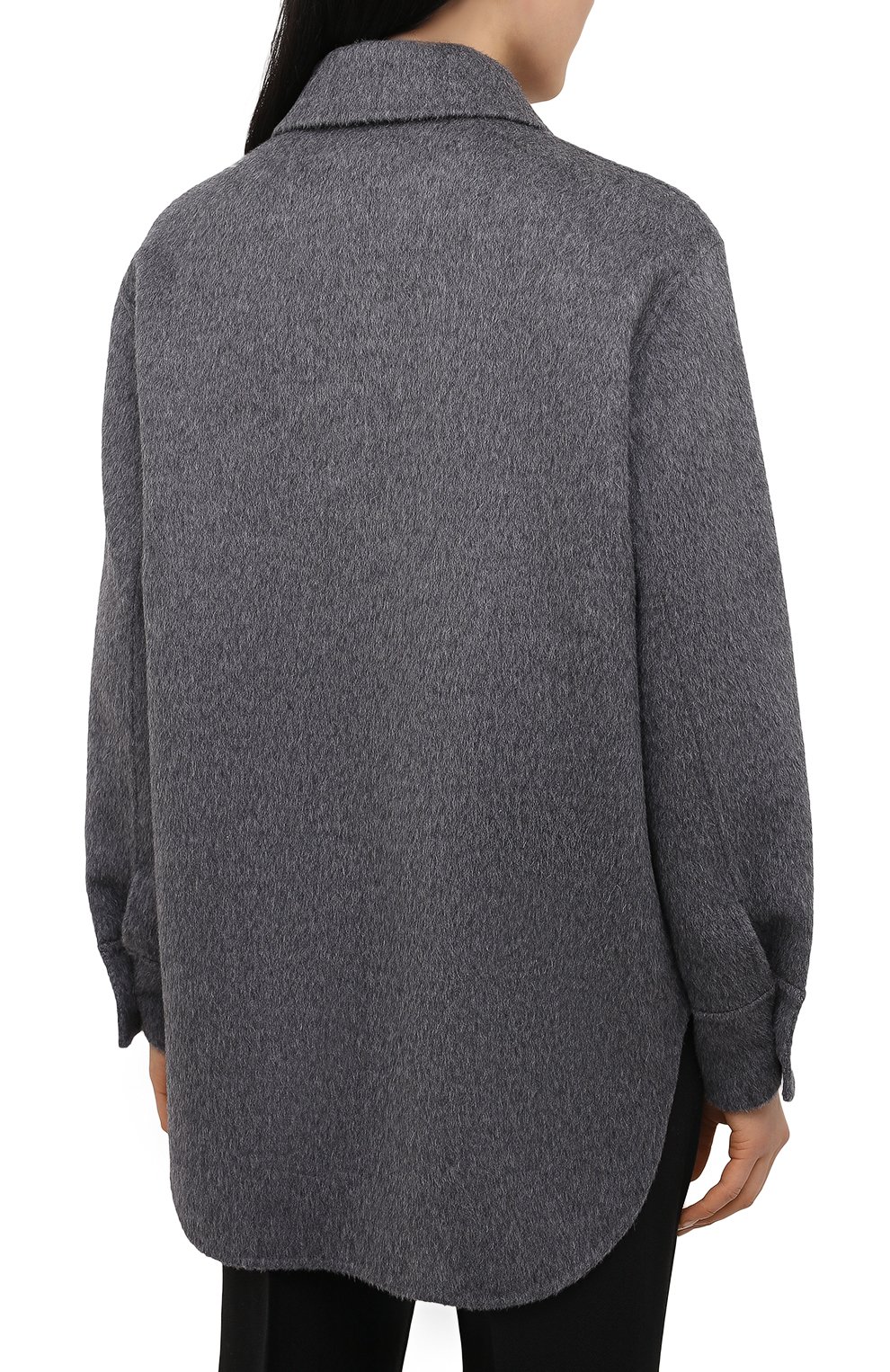 Шерстяная куртка ACNE STUDIOS серого цвета по цене 109000 руб., арт. A90338, фото 4 Шерстяная куртка ACNE STUDIOS, арт. A90338, фото 4