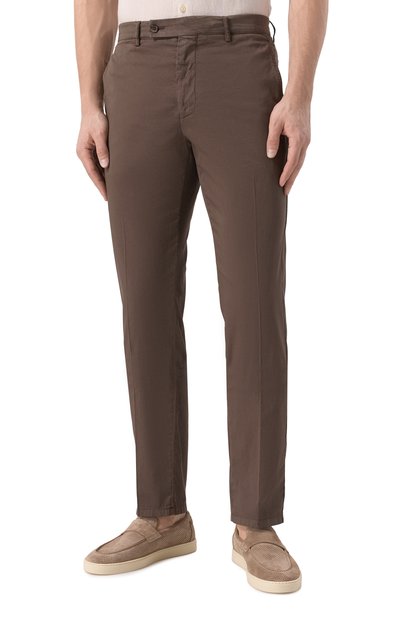 Брюки из хлопка и шелка BERWICH, арт. VULCAN0195 GD/DV0955X, фото 3