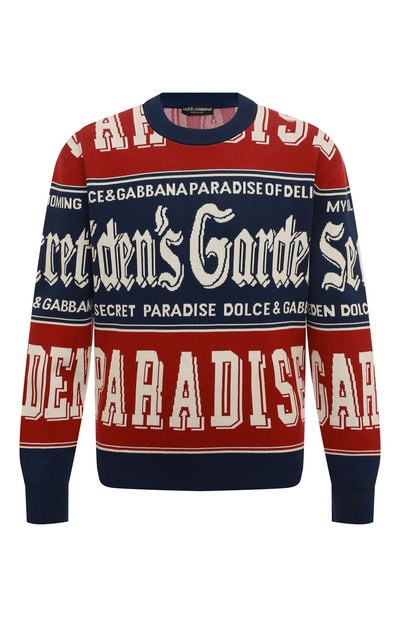 Хлопковый свитер DOLCE & GABBANA, арт. GXJ86T/JACQ2, фото 1