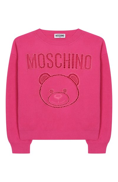 Хлопковый пуловер MOSCHINO, арт. HUW019/LHE60/4-8