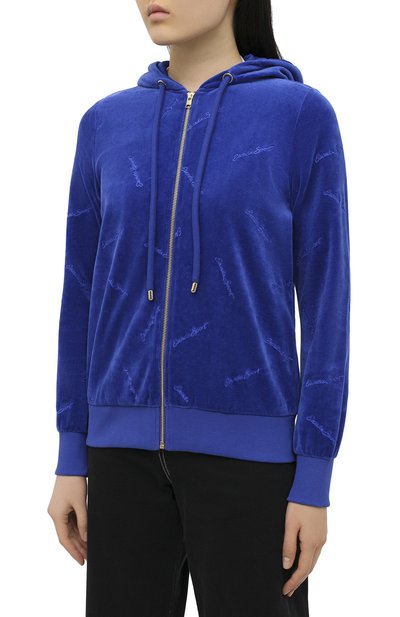 Хлопковая толстовка ESCADA SPORT синего цвета по цене 38950 руб., арт. 5034019, фото 3 Хлопковая толстовка ESCADA SPORT, арт. 5034019, фото 3