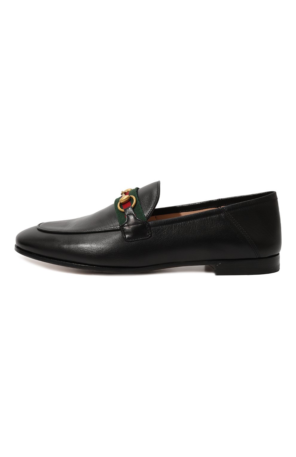 Кожаные лоферы horsebit GUCCI, арт. 631619 CQXM0, фото 4