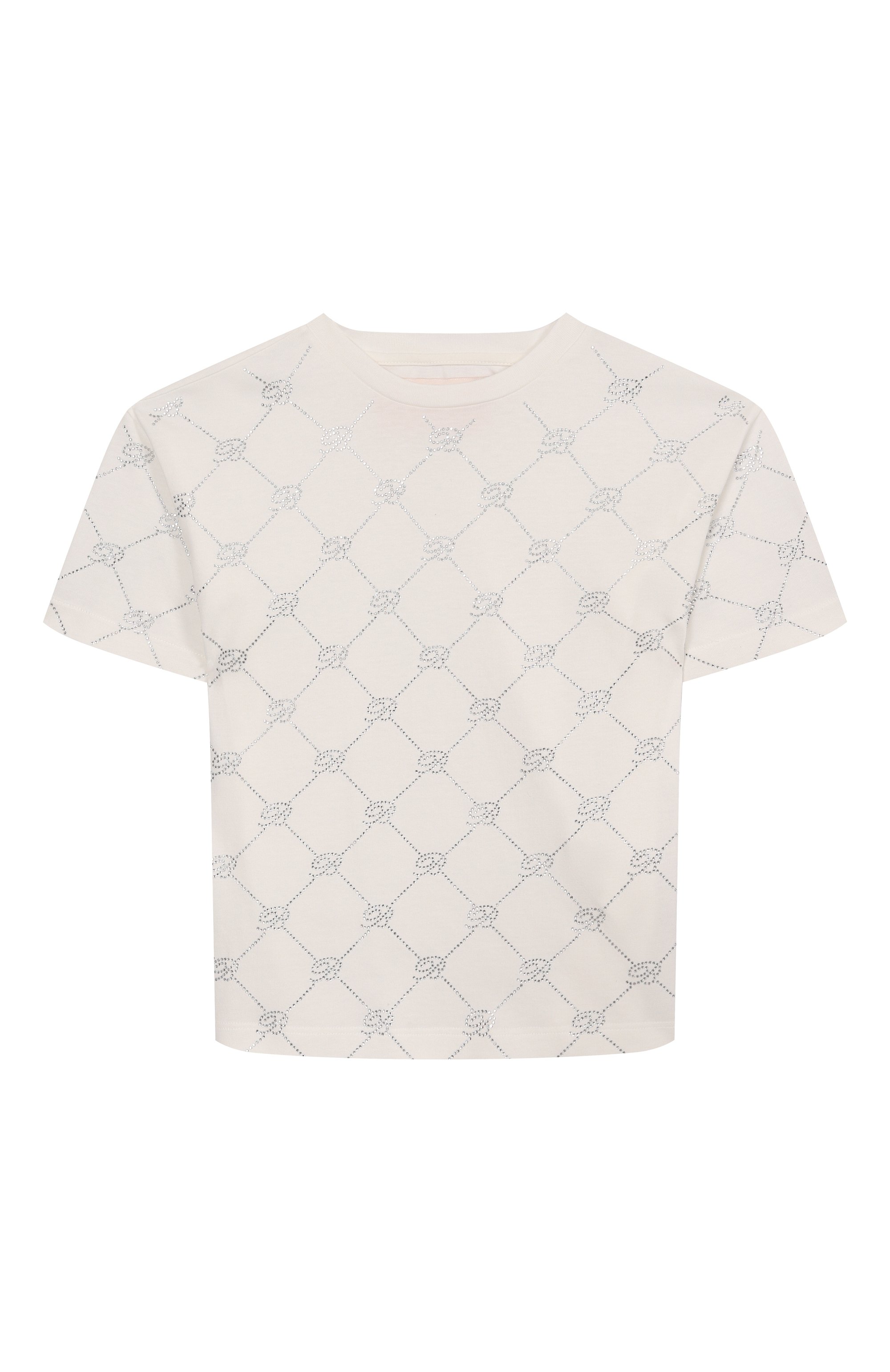 Хлопковая футболка BLUMARINE, арт. BFTS007.0.JF056/6A-12A, фото 1