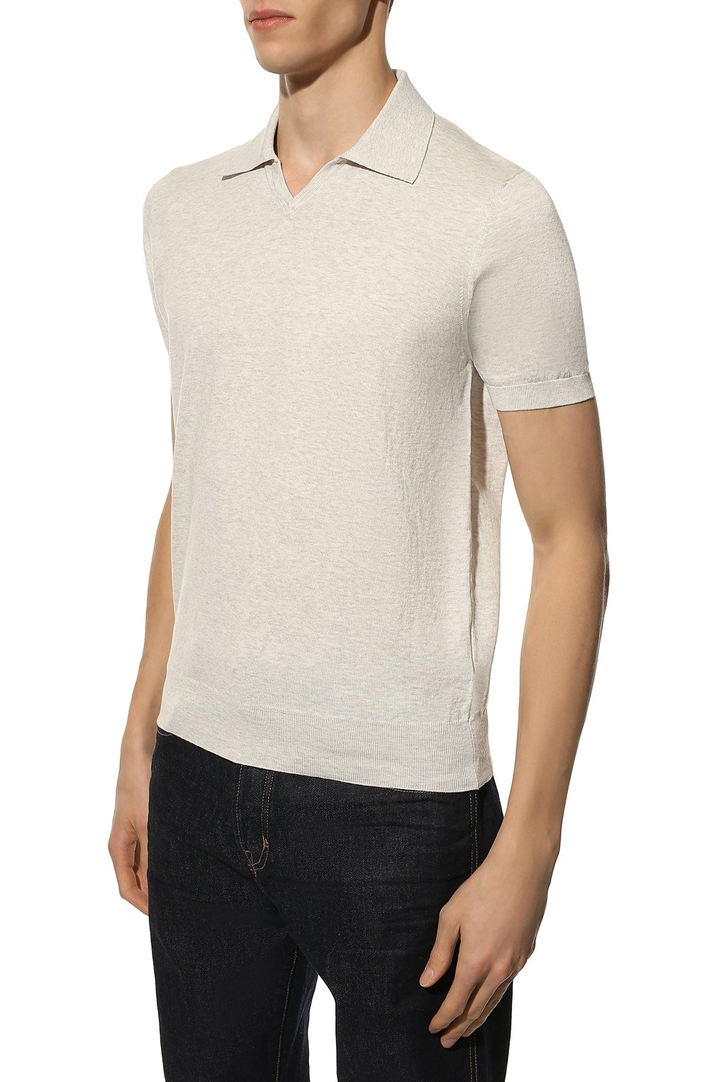 Хлопковое поло BRUNELLO CUCINELLI, арт. M29800145, фото 3