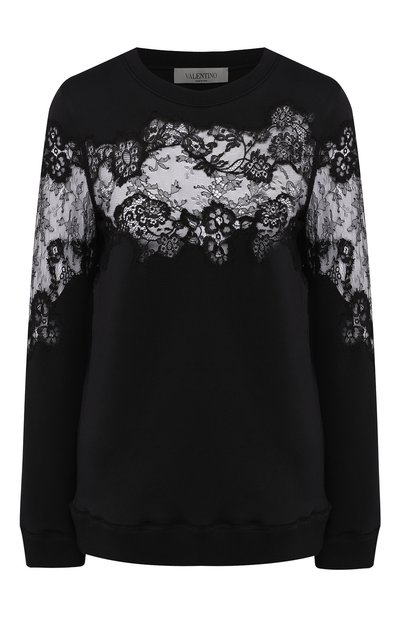 Женский хлопковый свитшот VALENTINO, арт. SB3MF02Q4T7