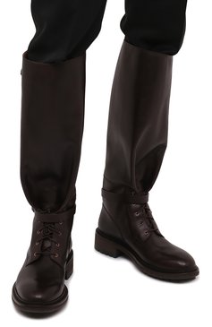 Кожаные сапоги RALPH LAUREN, арт. 815857972, фото 3