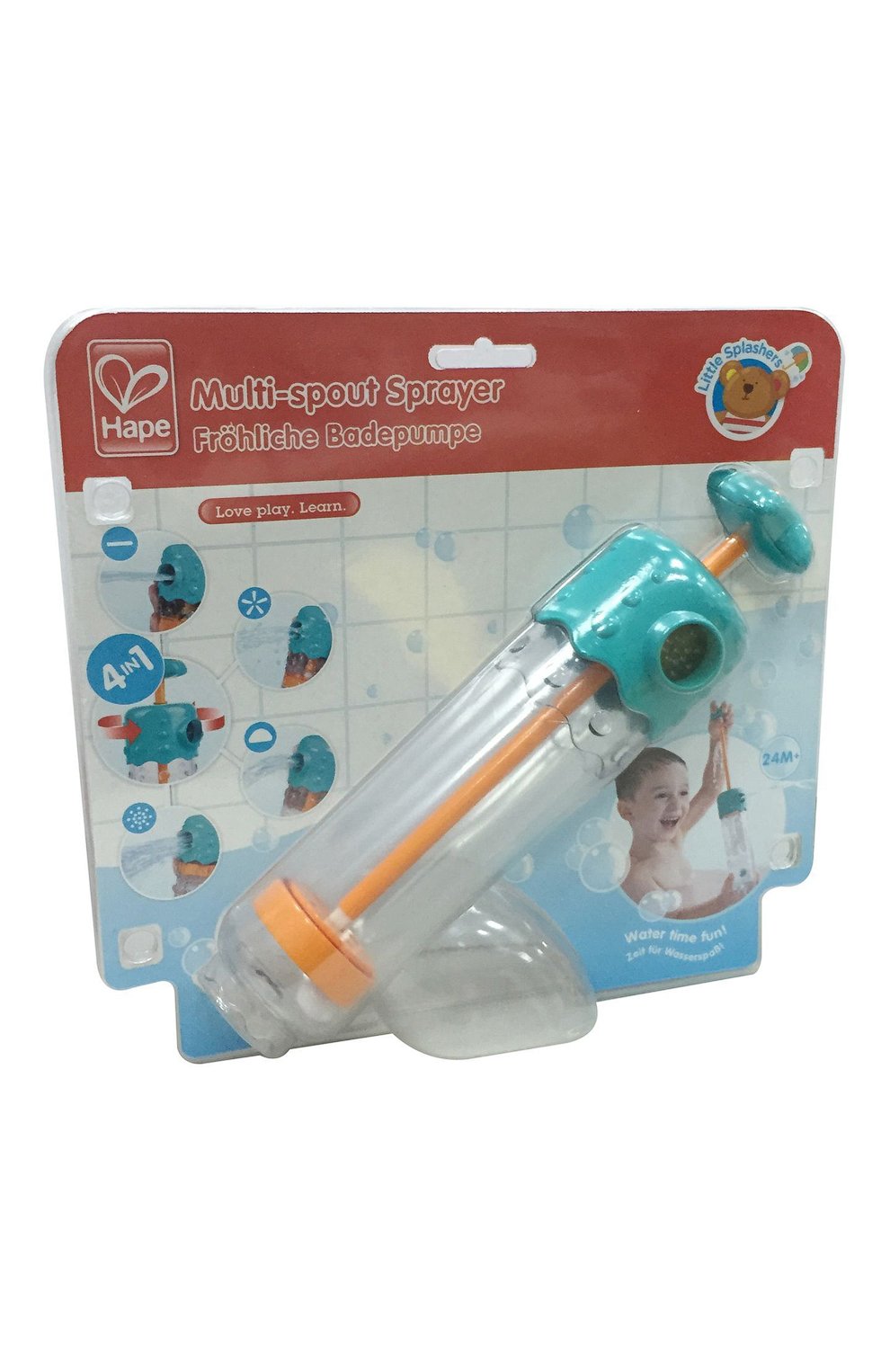 Игрушка для купания распылитель HAPE разноцветного цвета по цене 2490 руб., арт. E0210_HP, фото 2 Игрушка для купания распылитель HAPE, арт. E0210_HP, фото 2