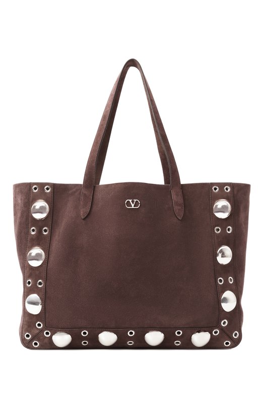 Сумка-тоут Nellcote Valentino 6W0B0R79/JET Коричневый 6W0B0R79/JET