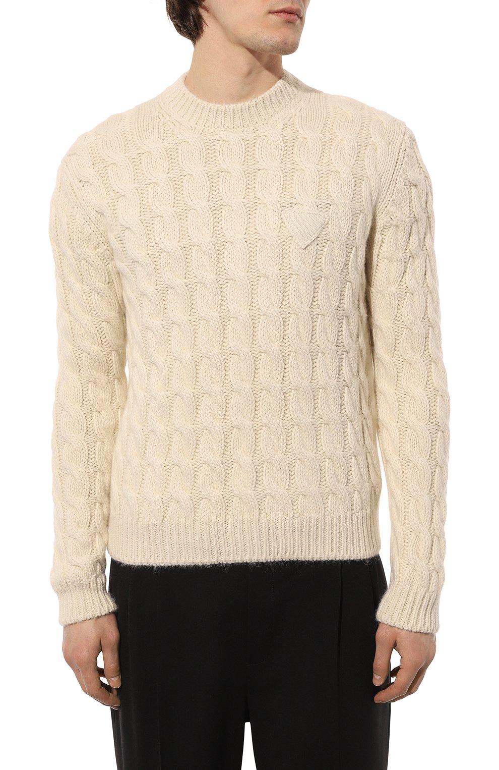 Свитер из шерсти альпака PRADA, арт. UMB343-10HZ-F0009-212, фото 3