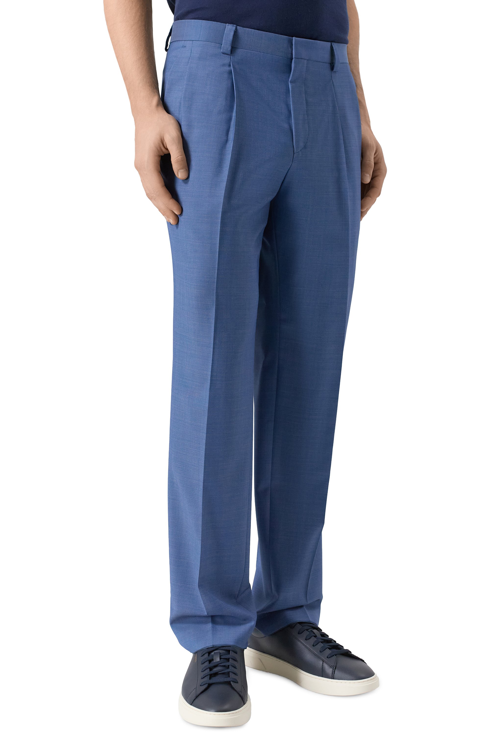 Шерстяные брюки HUGO, арт. 50555239, фото 3