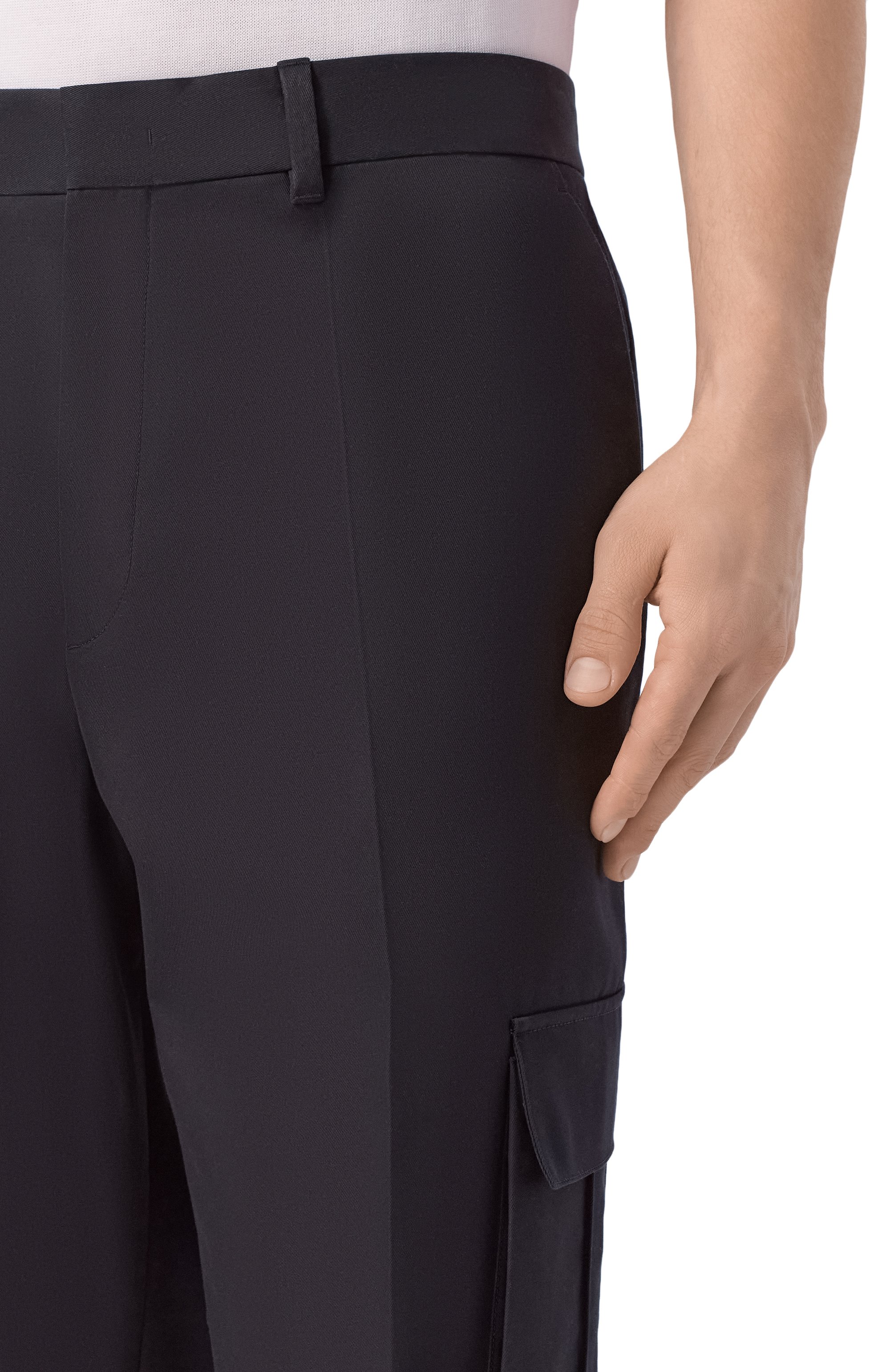 Брюки-карго из хлопка и шелка MVST, арт. M26.2PM.T024/F082 TWILL C0-SE, фото 5