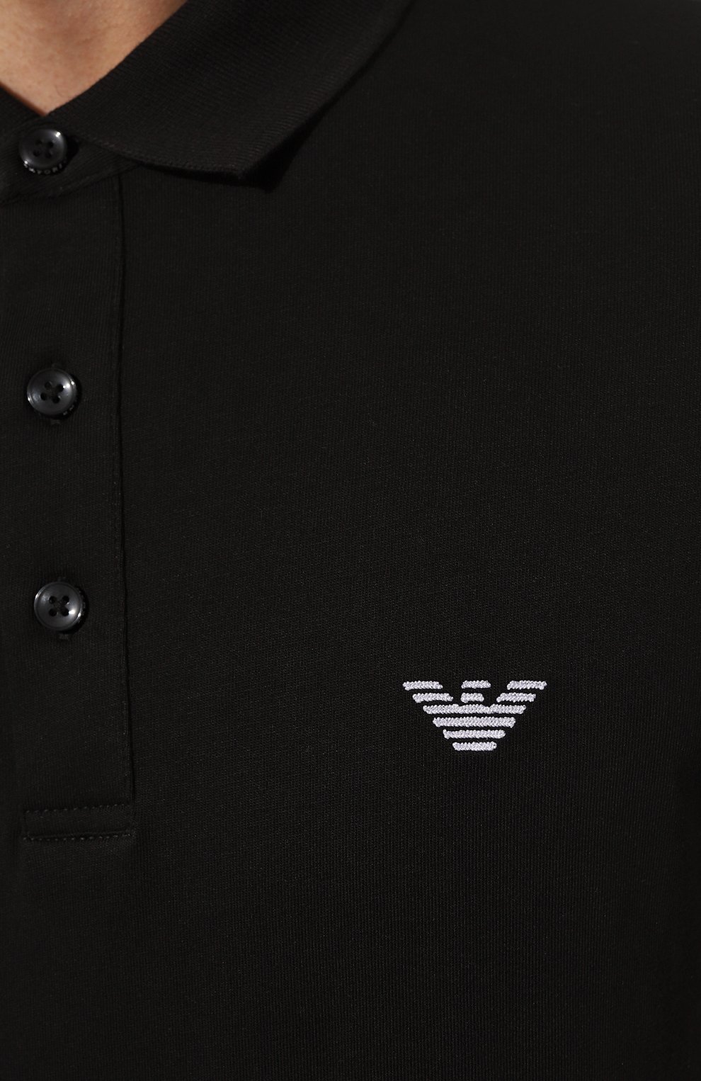 Хлопковое поло EMPORIO ARMANI, арт. 211804/4R482, фото 5