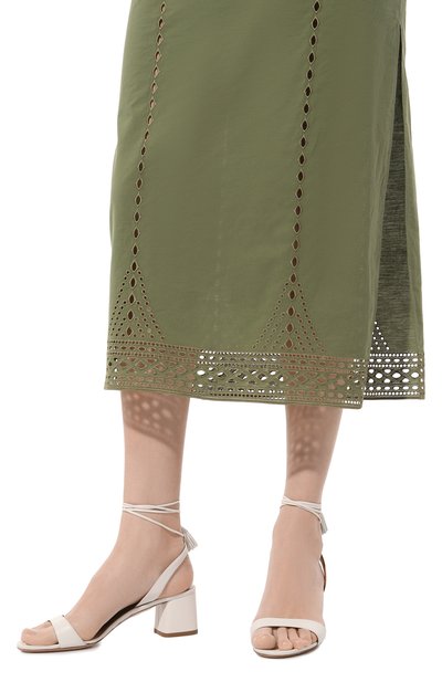 Кожаные босоножки alu 50 AQUAZZURA, арт. ALUMIDS0-NAP-FFF, фото 3