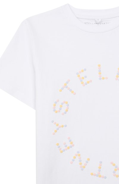 Хлопковая футболка STELLA MCCARTNEY, арт. TY8C71, фото 3