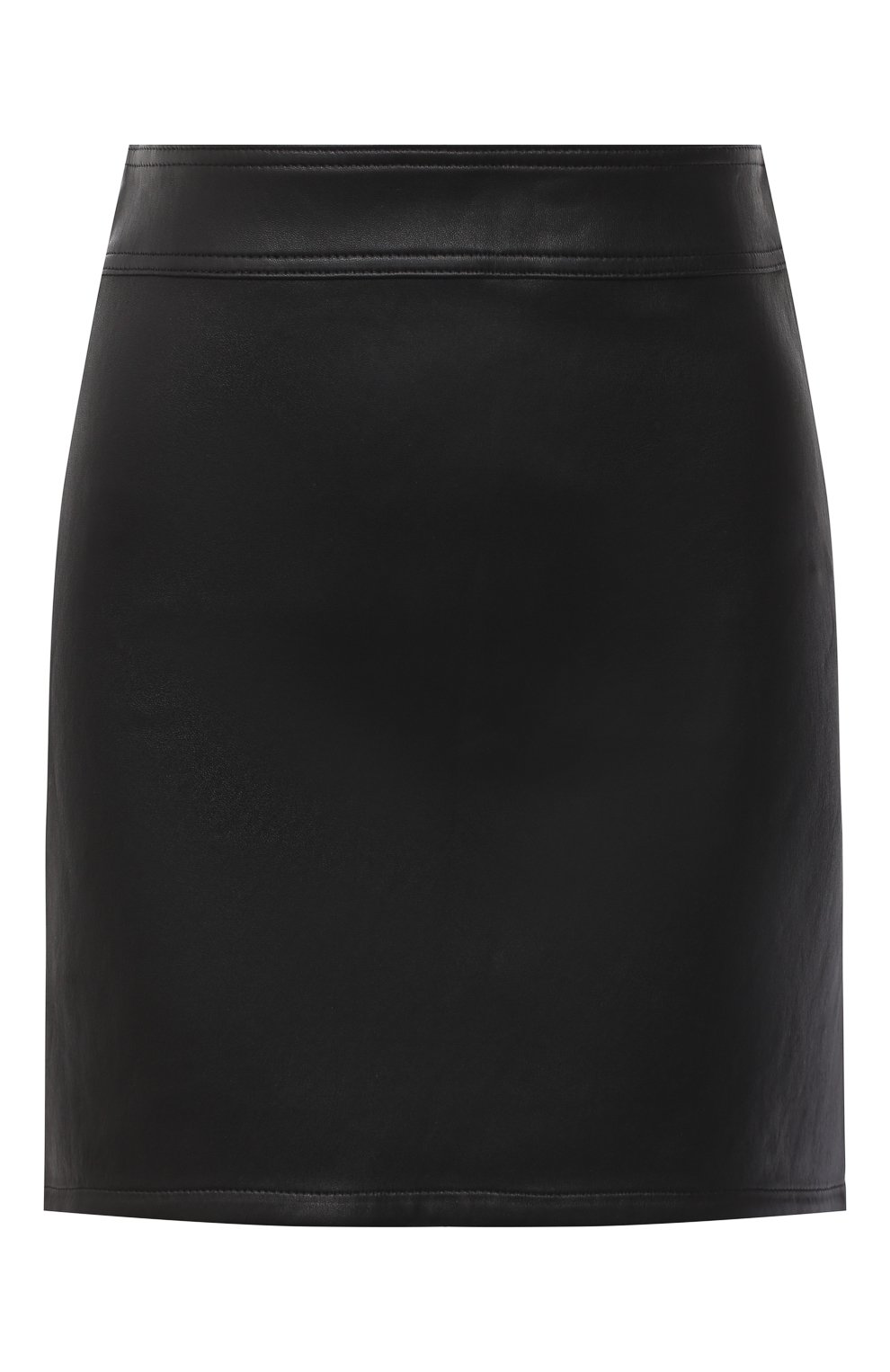 Кожаная юбка HELMUT LANG черного цвета по цене 89800 руб., арт. K01HW305, фото 1 Кожаная юбка HELMUT LANG, арт. K01HW305, фото 1