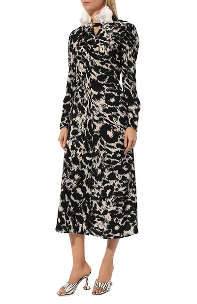 Платье LVIR черно-белого цвета по цене 47900 руб., арт. LV23F-DR01A, фото 3 Платье LVIR, арт. LV23F-DR01A, фото 3