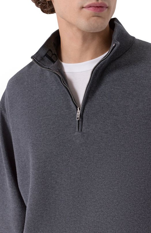 Хлопковый анорак Balenciaga 848830/T3423 Серый  848830/T3423 Фото 5