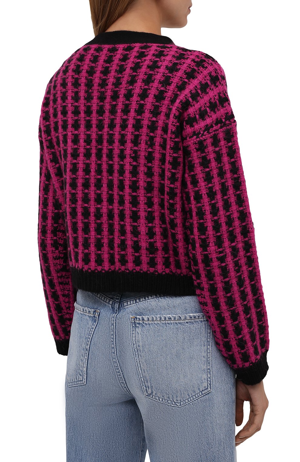 Кардиган REDVALENTINO фуксия цвета по цене 55150 руб., арт. WR0KA02Z/66P, фото 4 Кардиган REDVALENTINO, арт. WR0KA02Z/66P, фото 4