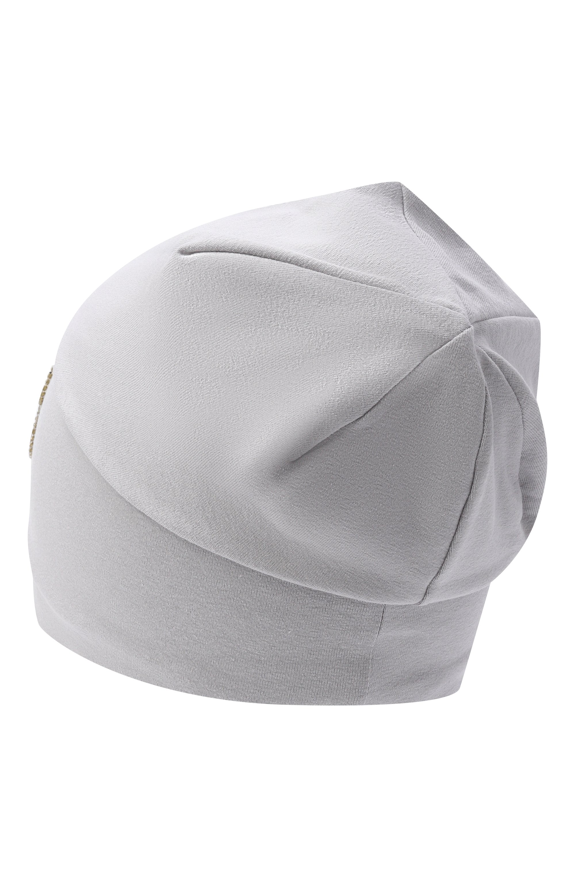 Хлопковая шапка IL TRENINO светло-серого цвета по цене 6960 руб., арт. FB-6305, фото 2 Хлопковая шапка IL TRENINO, арт. FB-6305, фото 2