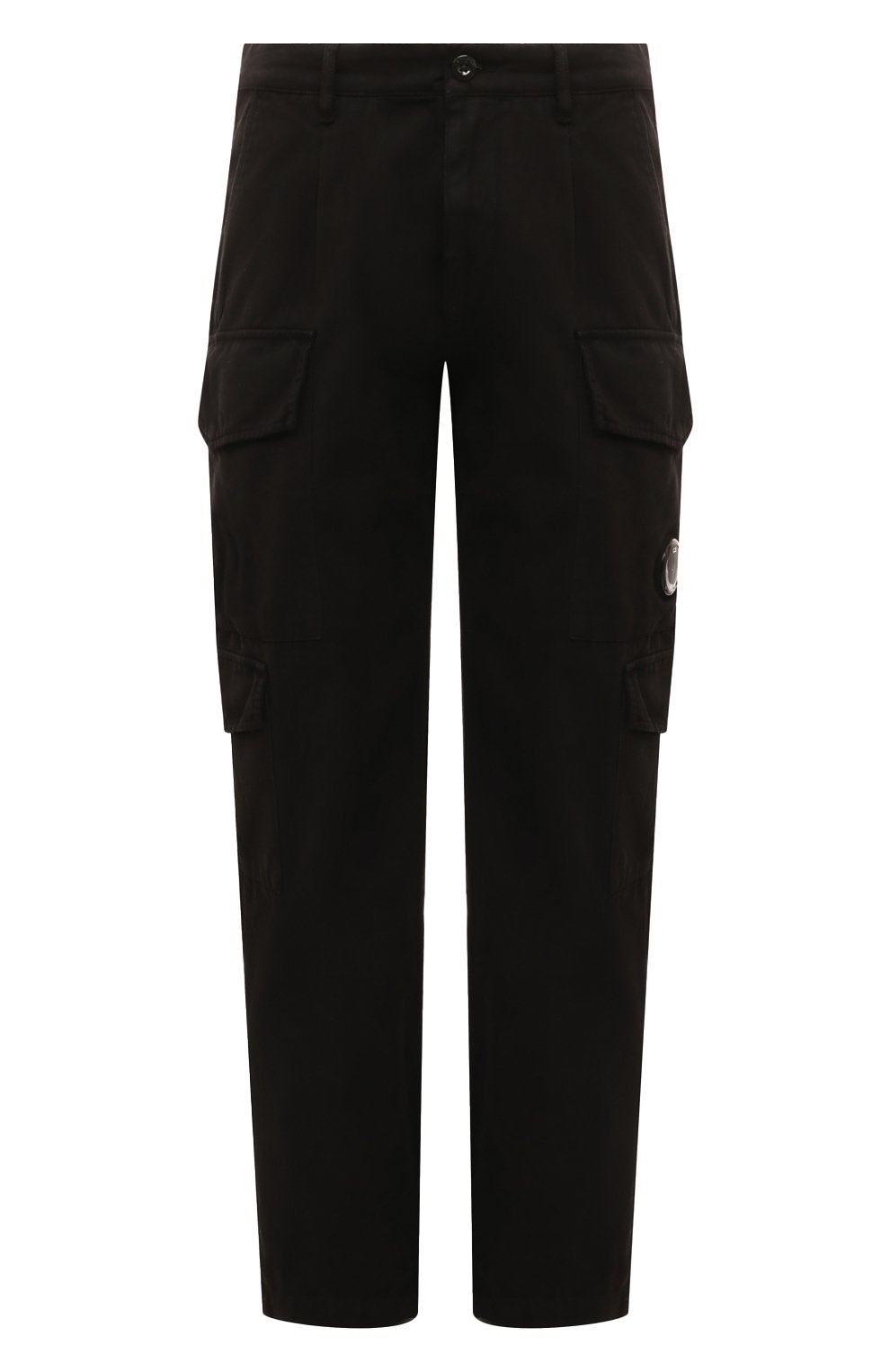 Хлопковые брюки-карго C.P. COMPANY черного цвета по цене 37600 руб., арт. 17CMPA259A1102340, фото 1 Хлопковые брюки-карго C.P. COMPANY, арт. 17CMPA259A1102340, фото 1