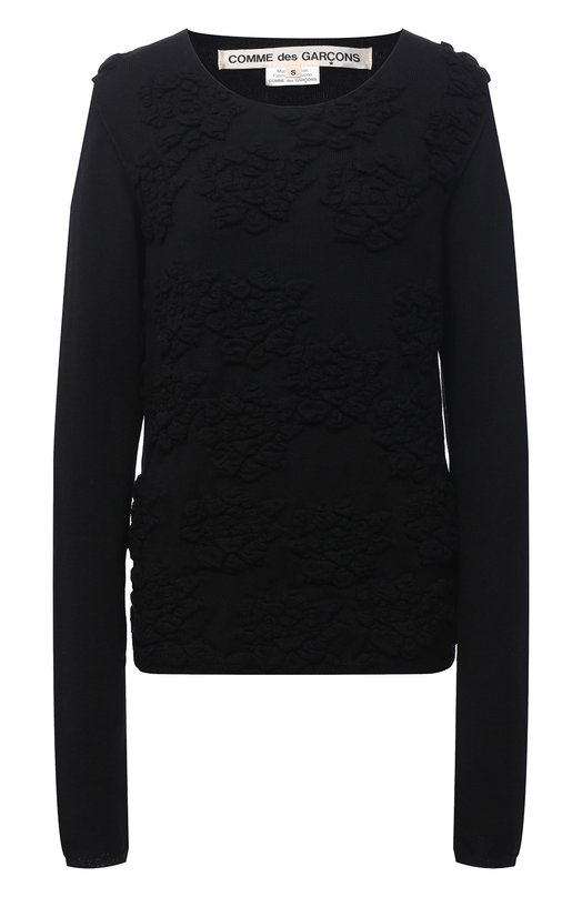 

Шерстяной пуловер Comme des Garcons, Чёрный