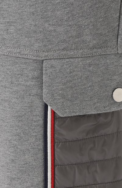Хлопковые джоггеры с карманами MONCLER, арт. D2-091-87000-50-80473, фото 5