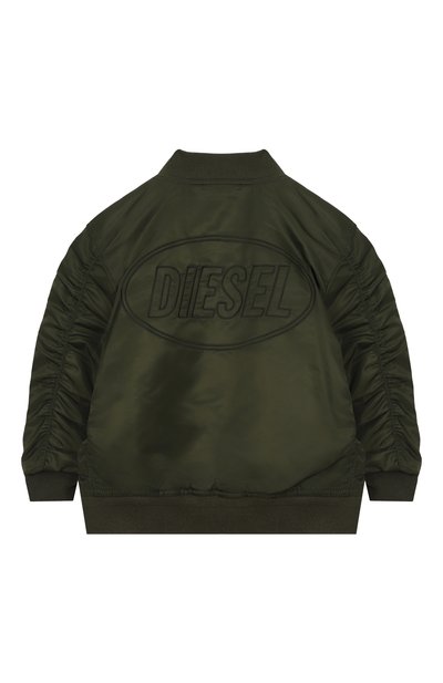 Утепленный бомбер DIESEL хаки цвета по цене 36300 руб., арт. J02398/0KAUX, фото 2 Утепленный бомбер DIESEL, арт. J02398/0KAUX, фото 2
